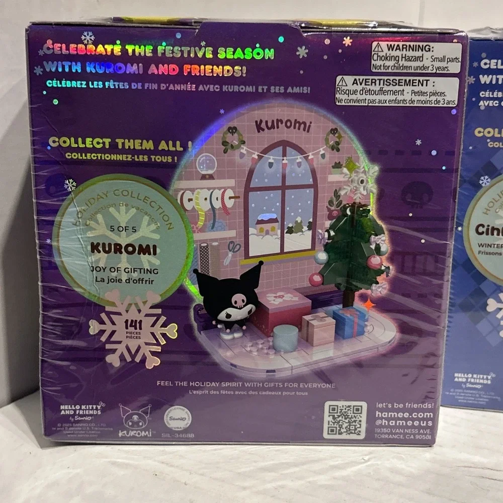 NEW Sanrio Hello Kitty Holiday Collection Building Blocks Kuromi Cinnamoroll‎